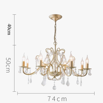 lustre moderne en cristal avec éclairage led élégant pour votre intérieur