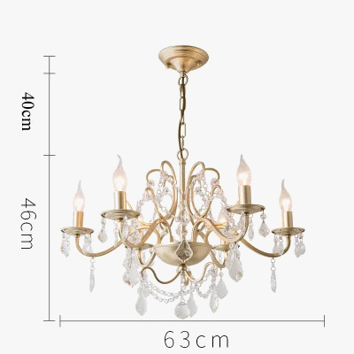 lustre moderne en cristal avec éclairage led élégant pour votre intérieur