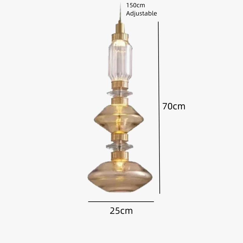 lustre moderne en cristal avec éclairage led pour décoration intérieure