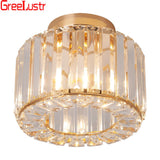Plafonnier moderne en cristal avec led