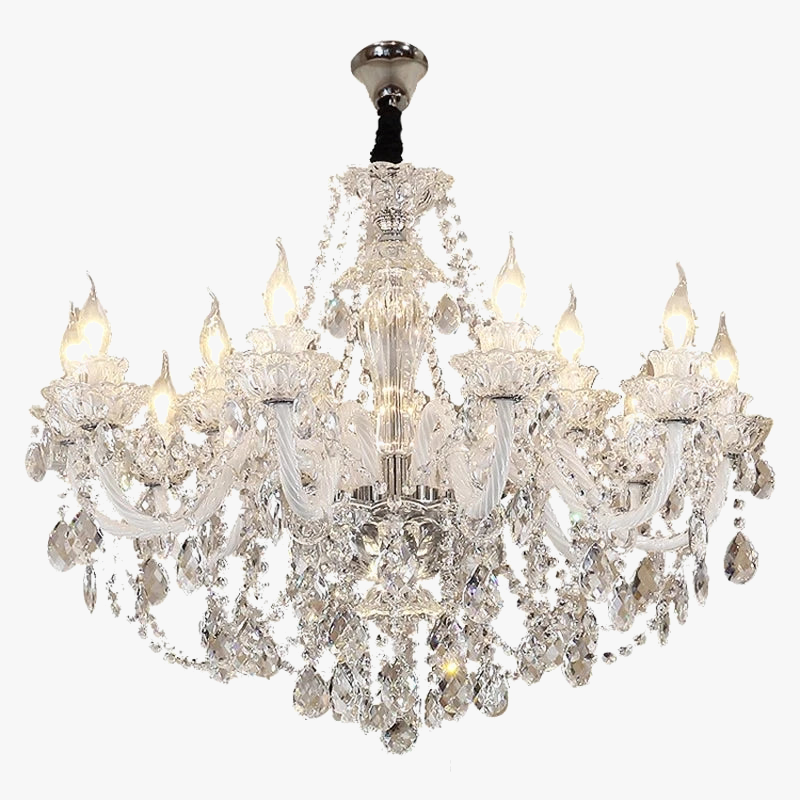 lustre moderne en cristal design pour décoration intérieure