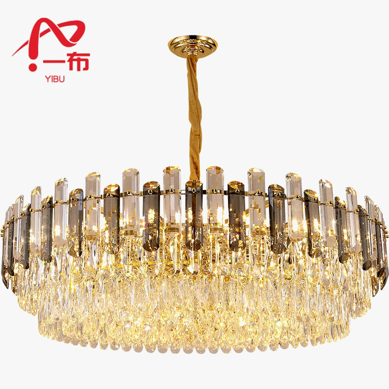 lustre moderne en cristal k9 pour éclairage intérieur