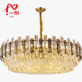 lustre moderne en cristal k9 pour éclairage intérieur