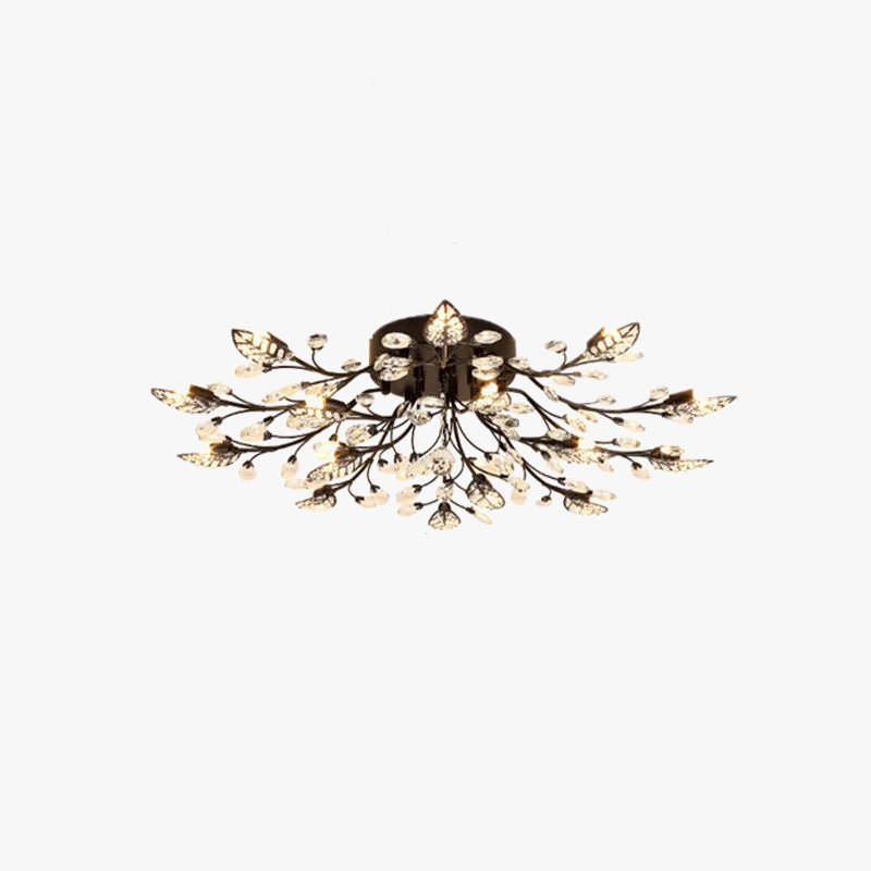lustre moderne en cristal led winfordo pour éclairage intérieur
