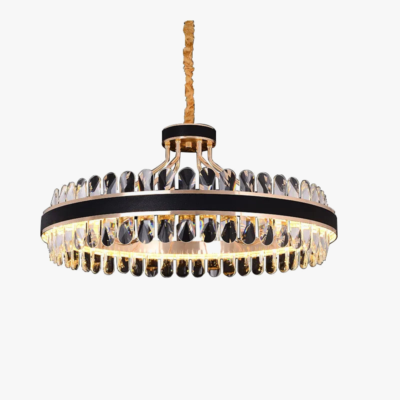 lustre moderne en cristal led winfordo pour décoration intérieure