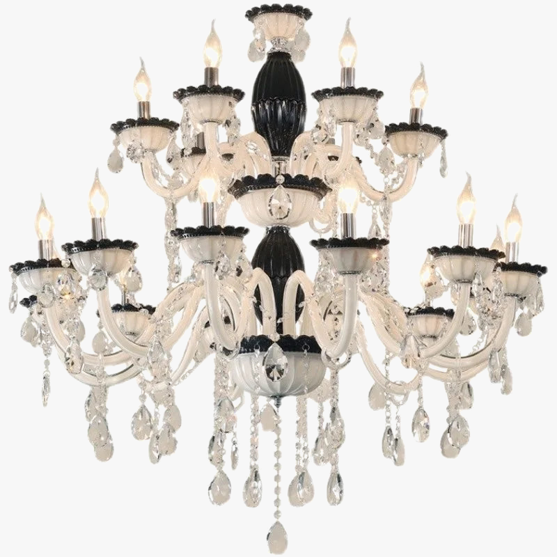 lustre moderne en cristal pour décoration intérieure lumineuse