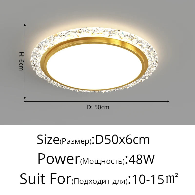 lustre moderne en cristal pour un éclairage élégant