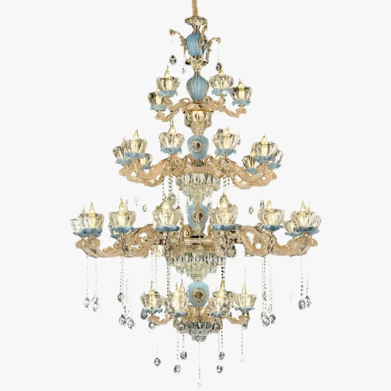 lustre moderne en cristal pour un éclairage élégant et raffiné