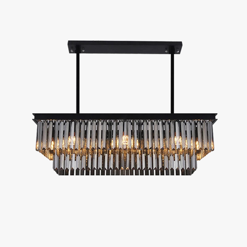 lustre moderne en cristal pour un éclairage élégant intérieur