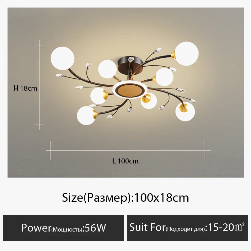 lustre moderne en cristal pour une ambiance minimaliste élégante