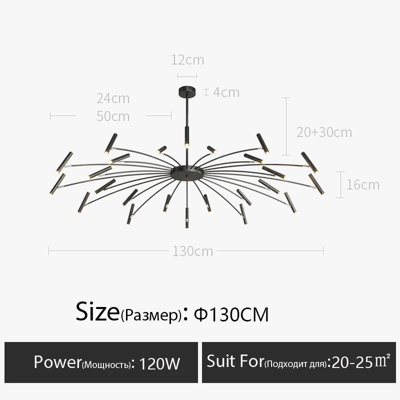 lustre moderne en design nordique pour un éclairage élégant