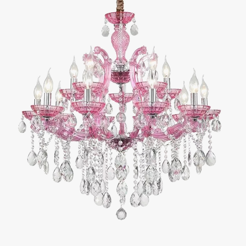 lustre moderne en fer et cristal de verre art déco éclairage suspendu