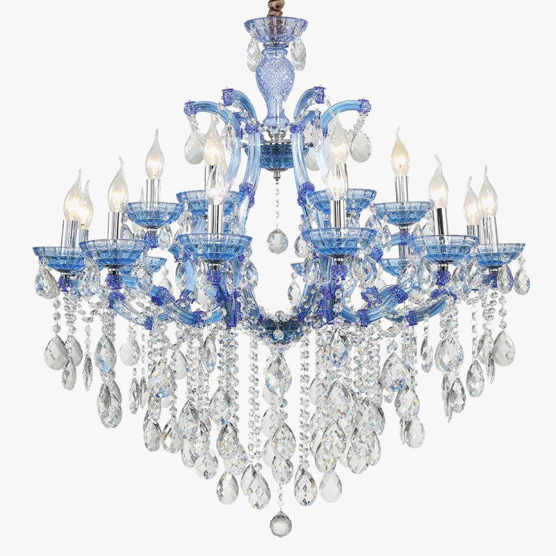 lustre moderne en fer et cristal de verre art déco éclairage suspendu