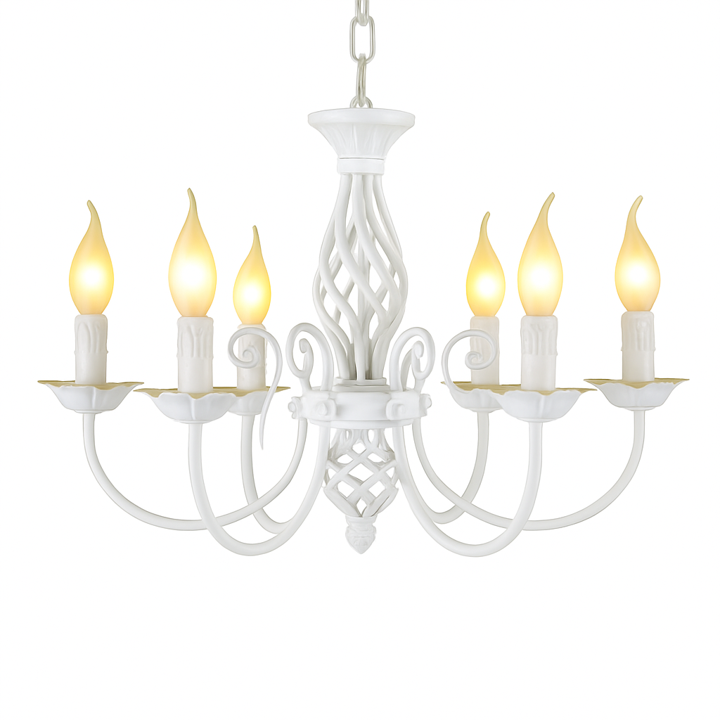 lustre moderne en fer forgé pour décoration intérieure élégante