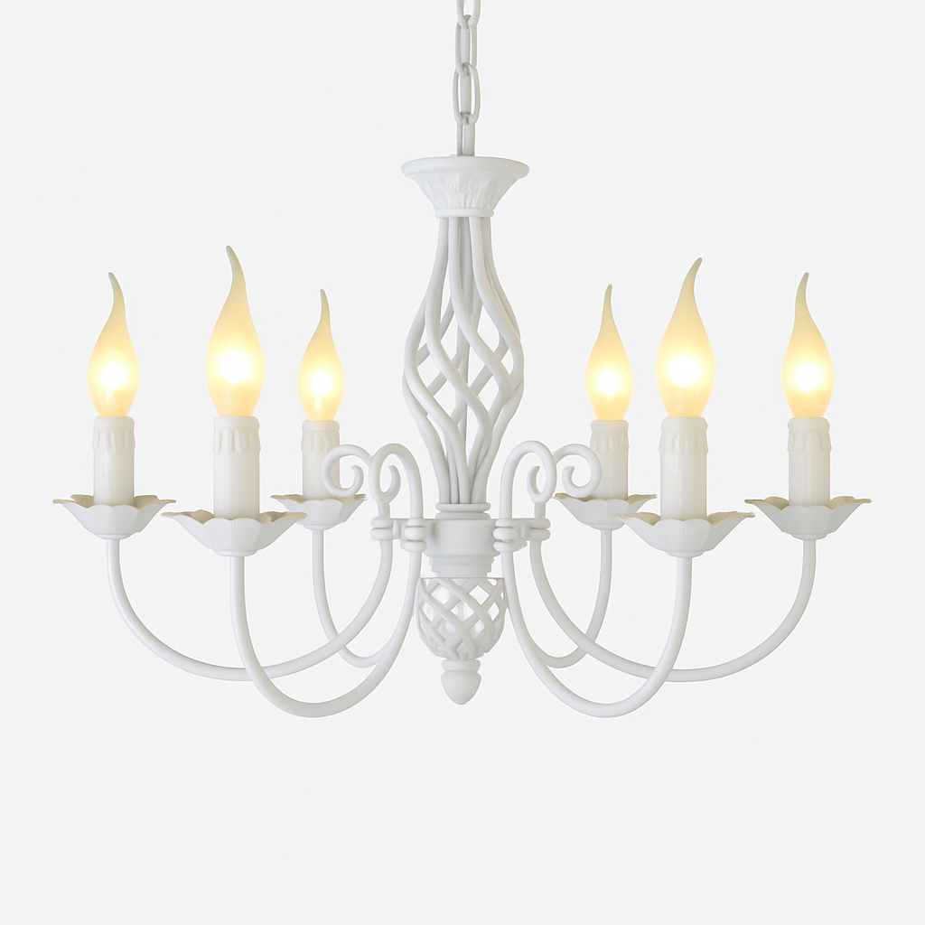 lustre moderne en fer forgé pour décoration intérieure élégante