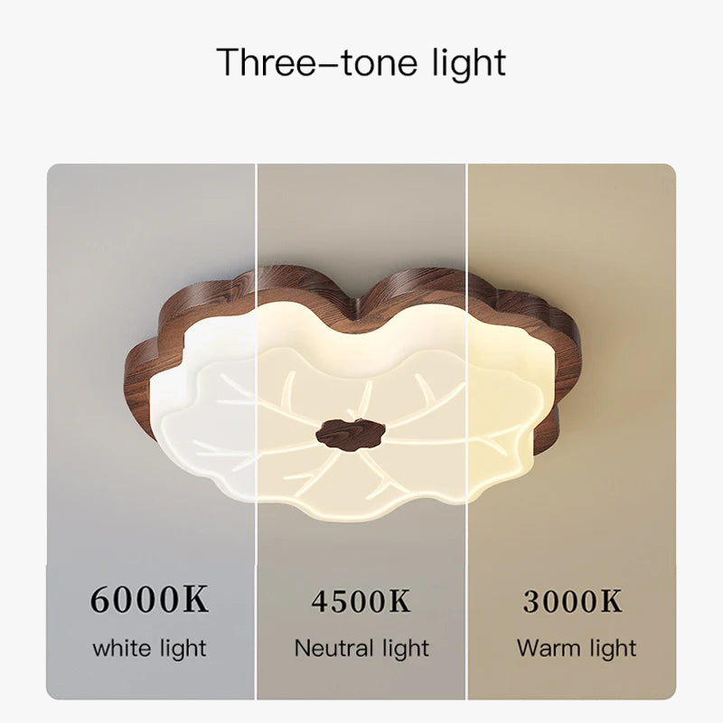 lustre moderne en imitation bois design créatif éclairage intérieur