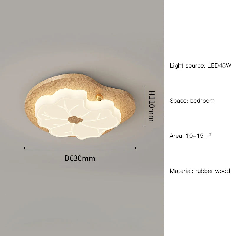 lustre moderne en imitation bois design créatif éclairage intérieur