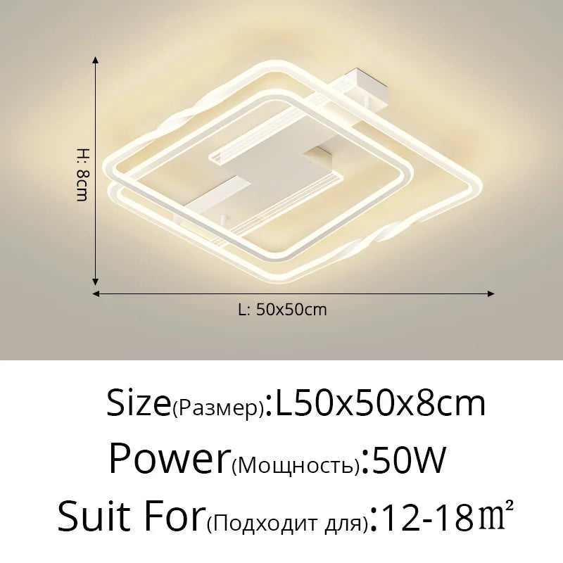 lustre moderne en led design créatif minimaliste pour intérieur élégant