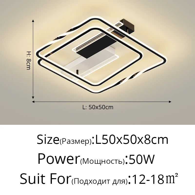 lustre moderne en led design créatif minimaliste pour intérieur élégant