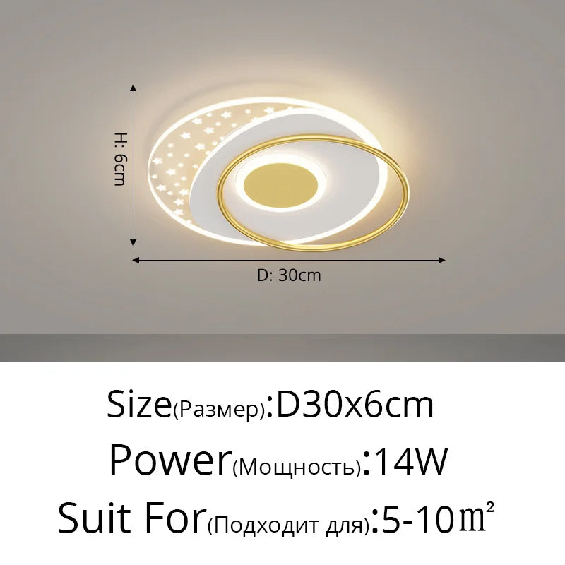 lustre moderne en led pour éclairage d'allée et couloir