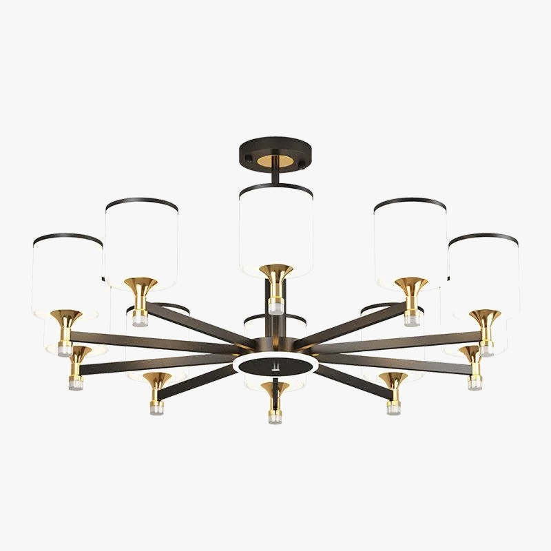lustre moderne en led pour décoration intérieure élégante et luxueuse