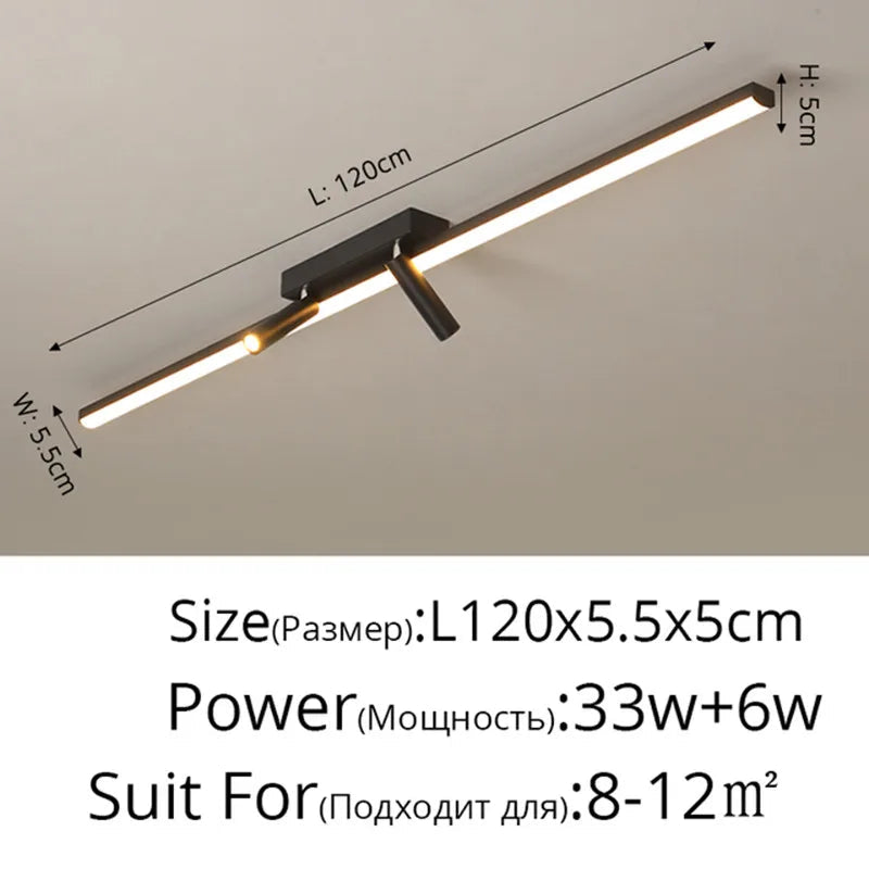 lustre moderne en led pour intérieur élégant et contemporain