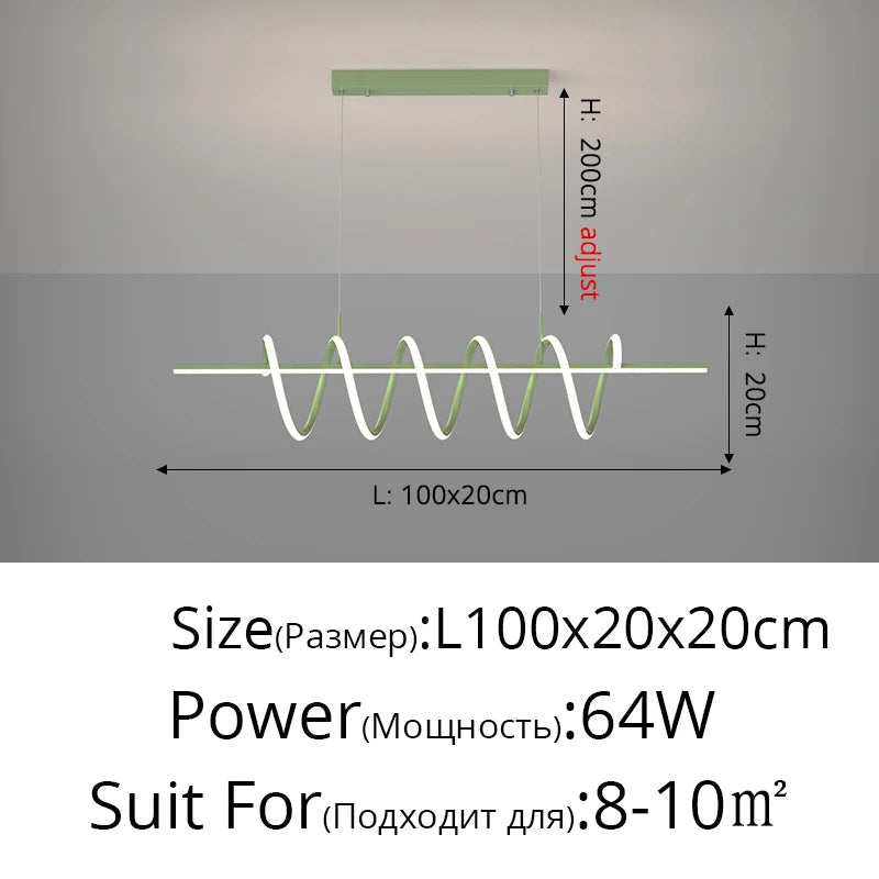 lustre moderne en led pour un éclairage élégant intérieur
