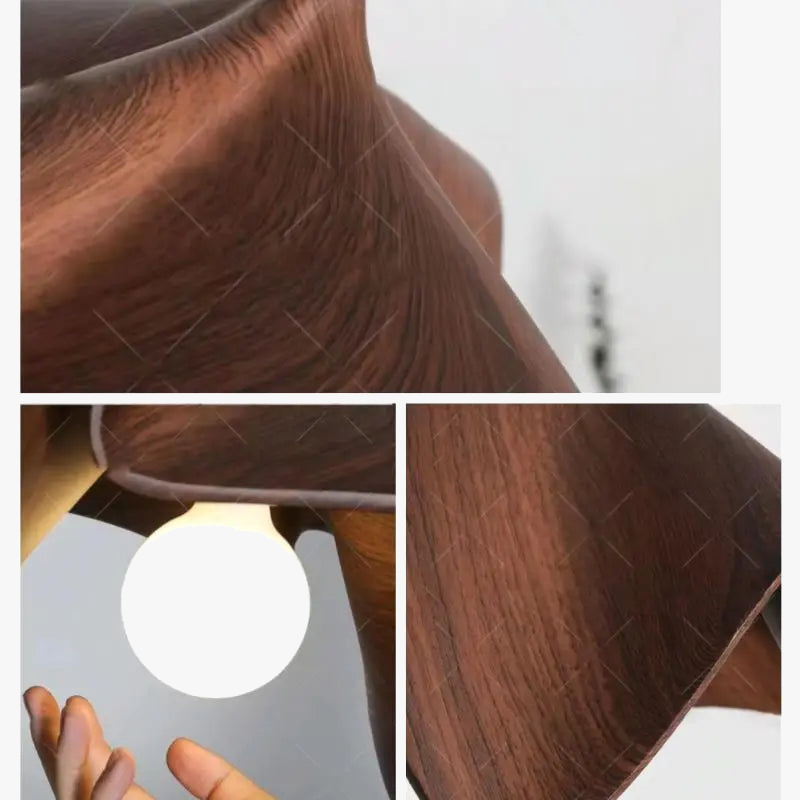 lustre moderne en résine led design créatif