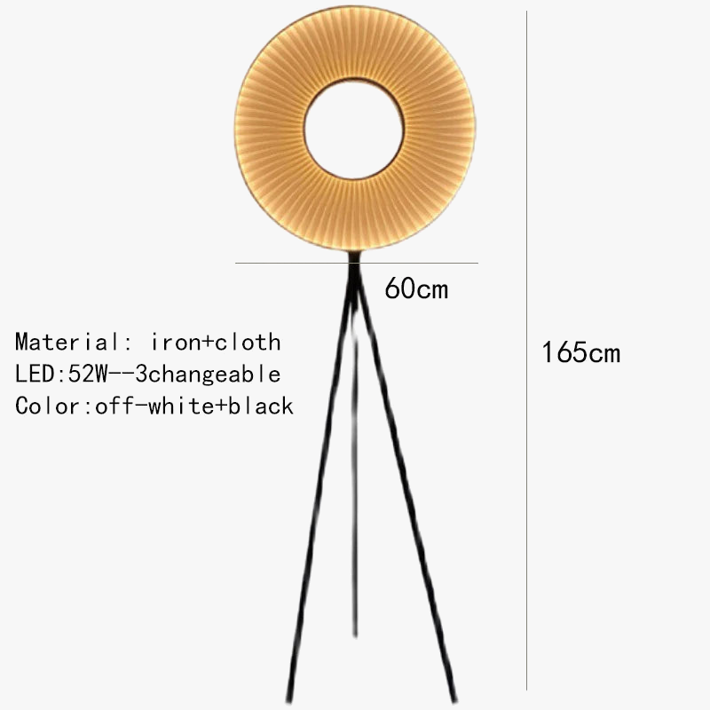 lustre moderne en tissu iris led pour décoration d'hôtel