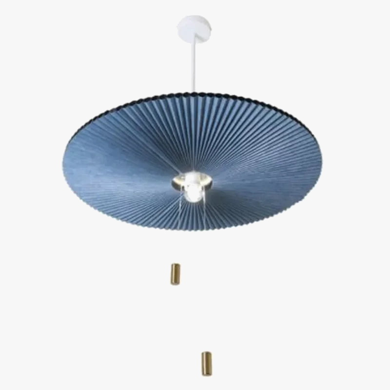 lustre moderne en tissu plissé design créatif nordique