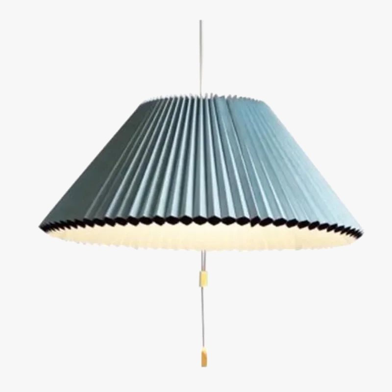lustre moderne en tissu plissé design créatif nordique
