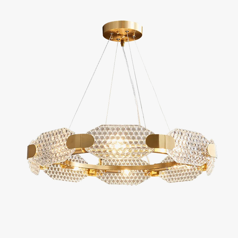 lustre moderne en verre créatif pour décoration intérieure