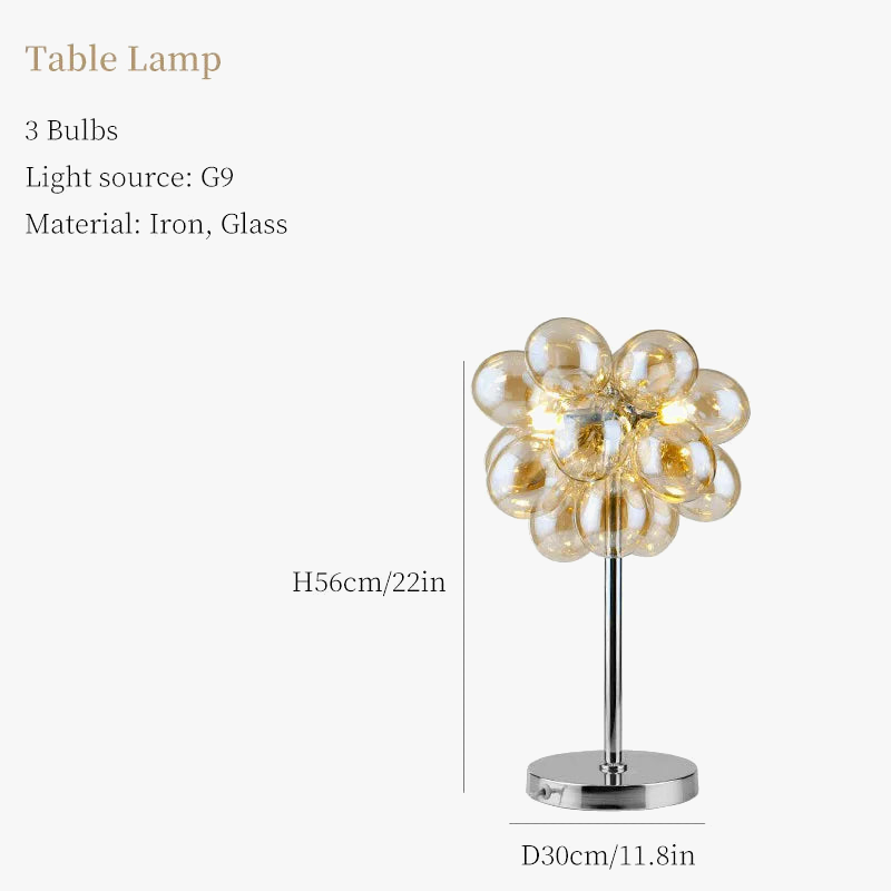 lustre moderne en verre décoratif pour éclairage créatif