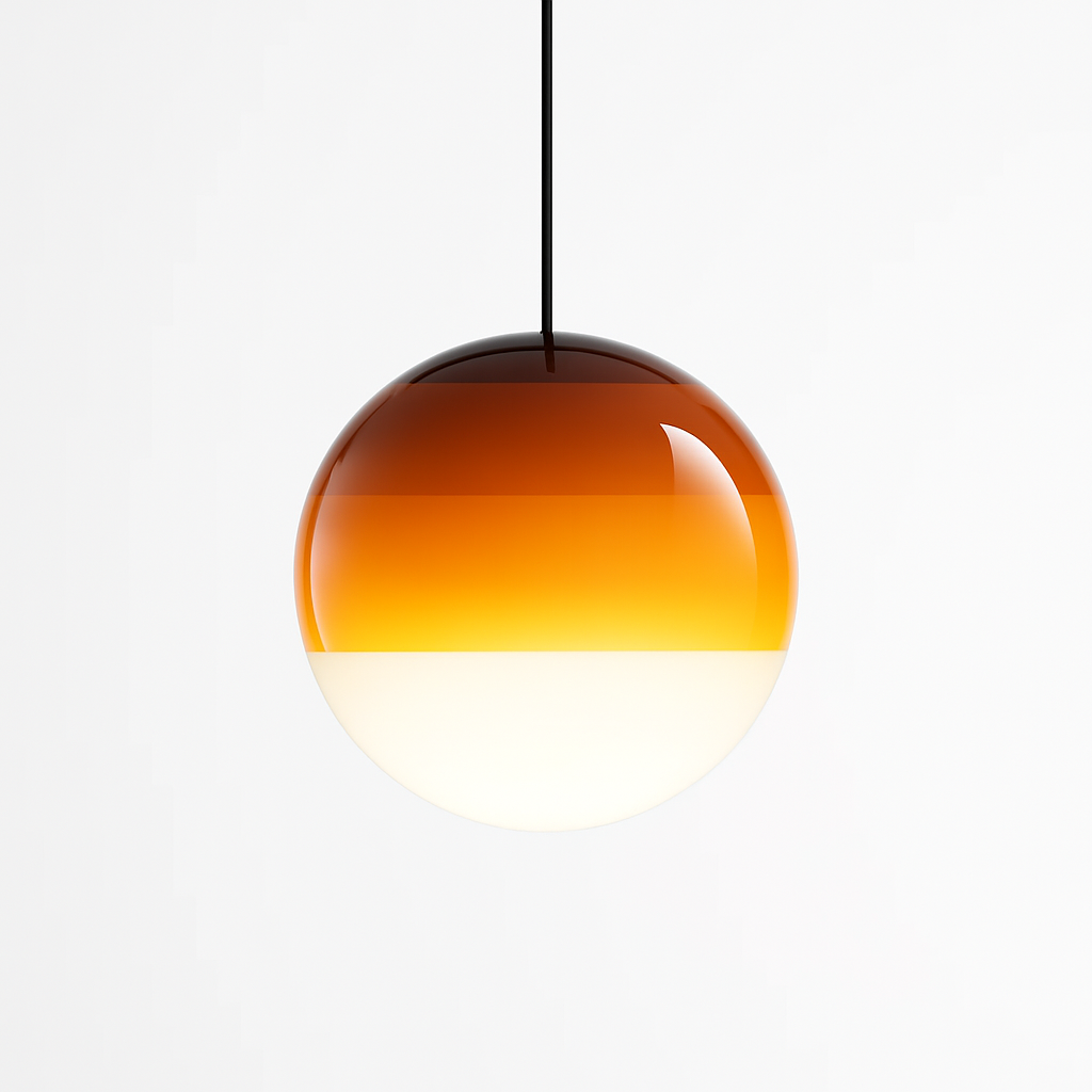 lustre moderne en verre décoratif pour intérieur élégant