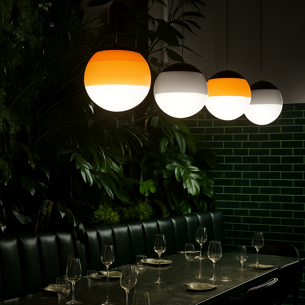 lustre moderne en verre décoratif pour intérieur élégant