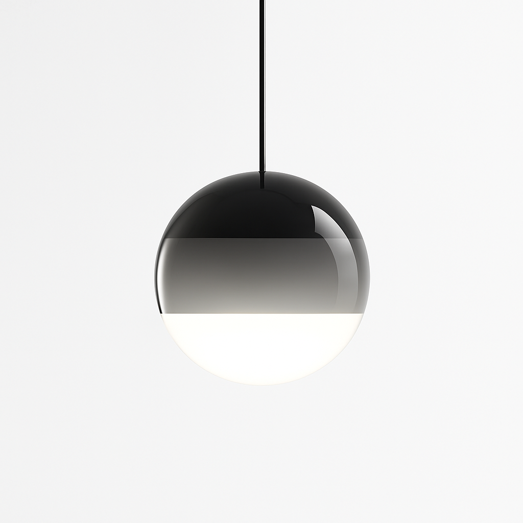 lustre moderne en verre décoratif pour intérieur élégant