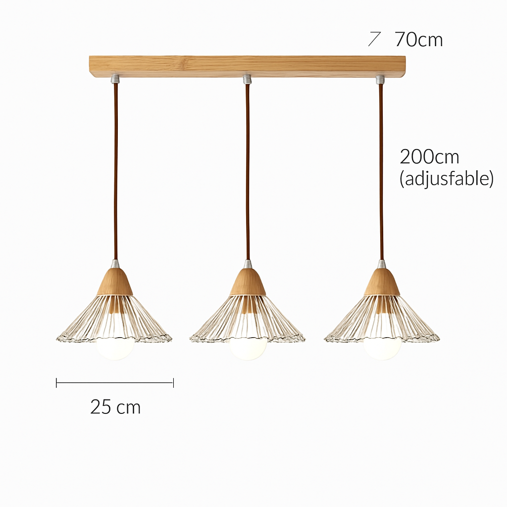 lustre moderne en verre design pour éclairage intérieur vintage