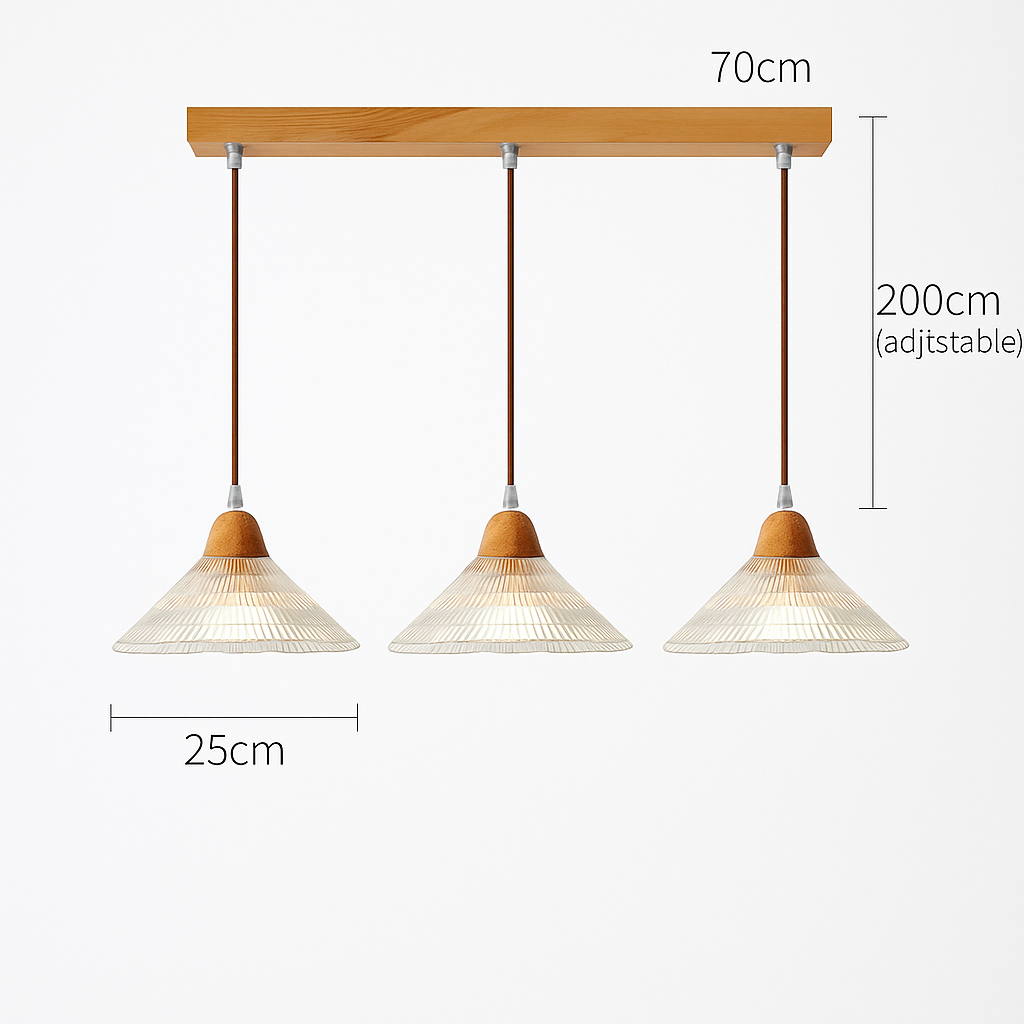 lustre moderne en verre design pour éclairage intérieur vintage