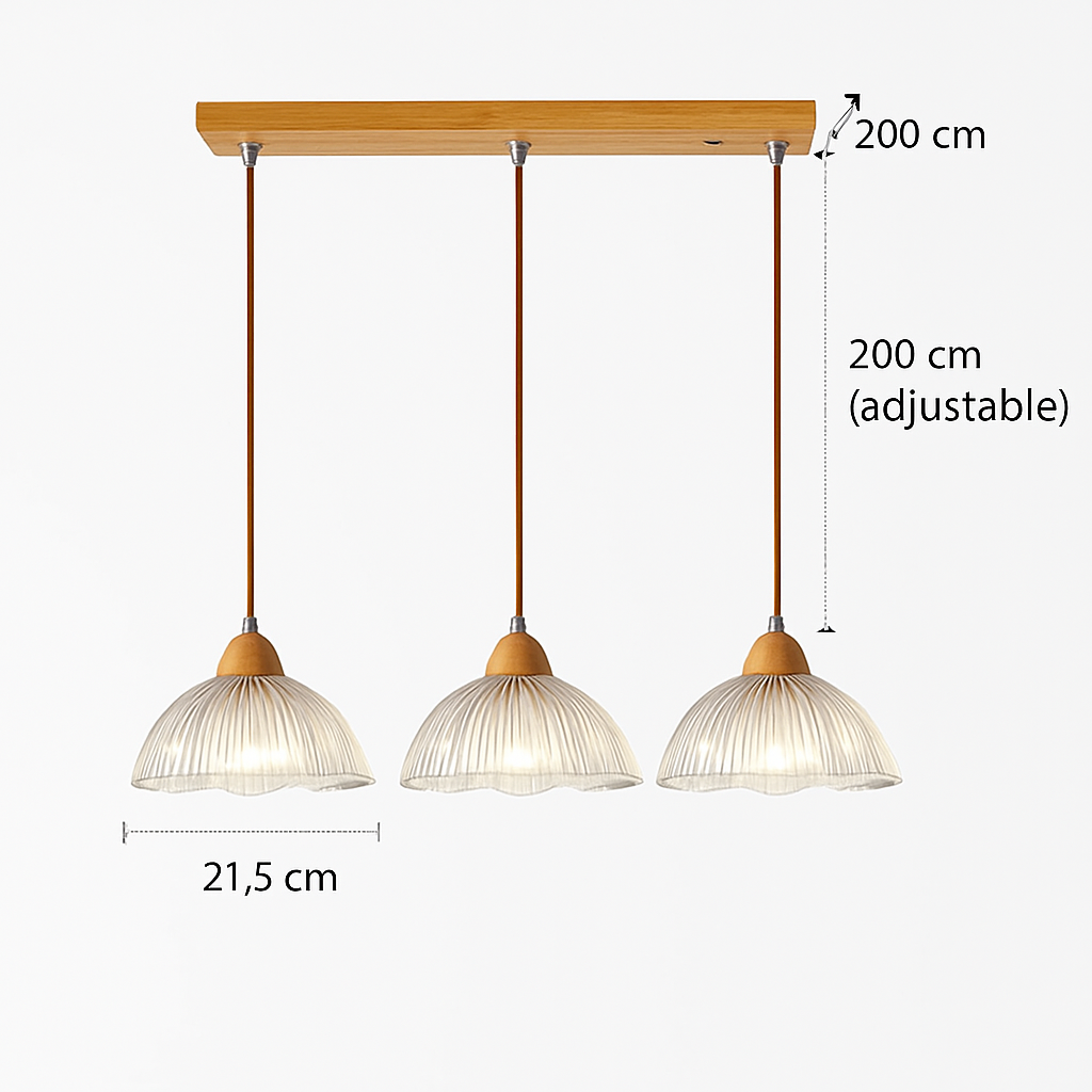 lustre moderne en verre design pour éclairage intérieur vintage