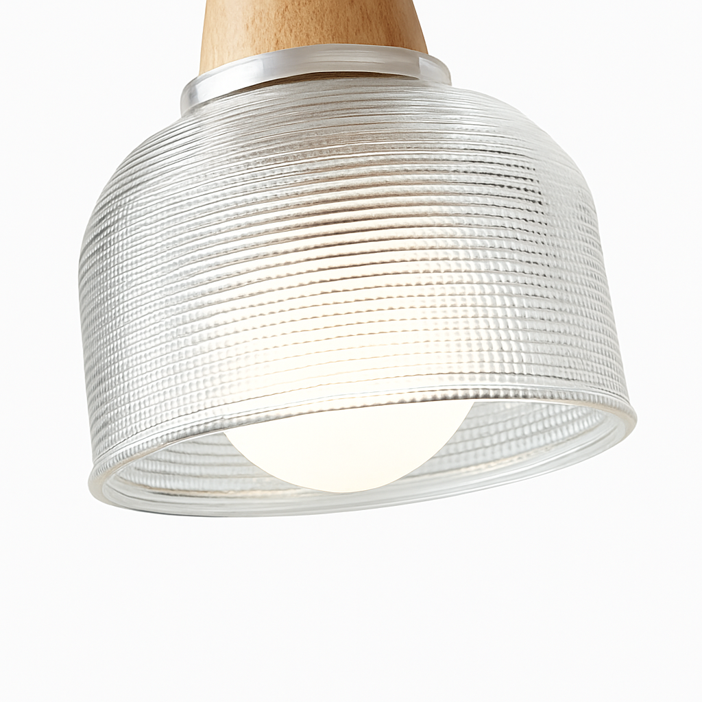lustre moderne en verre design pour éclairage intérieur vintage