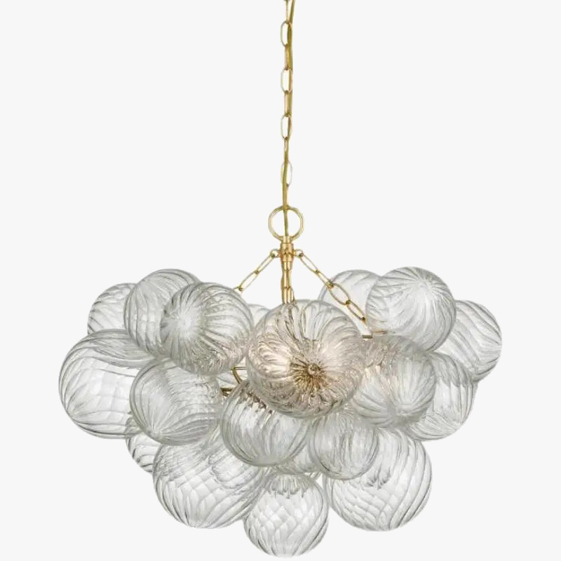 lustre moderne en verre design pour décoration intérieure élégante