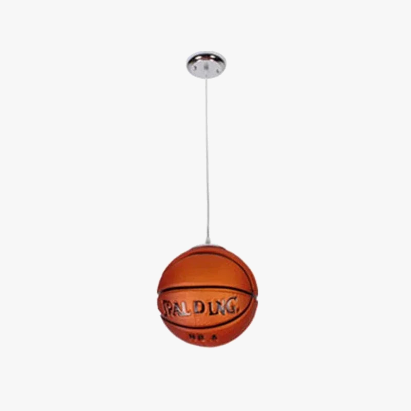 lustre moderne en verre football pour garçons et filles