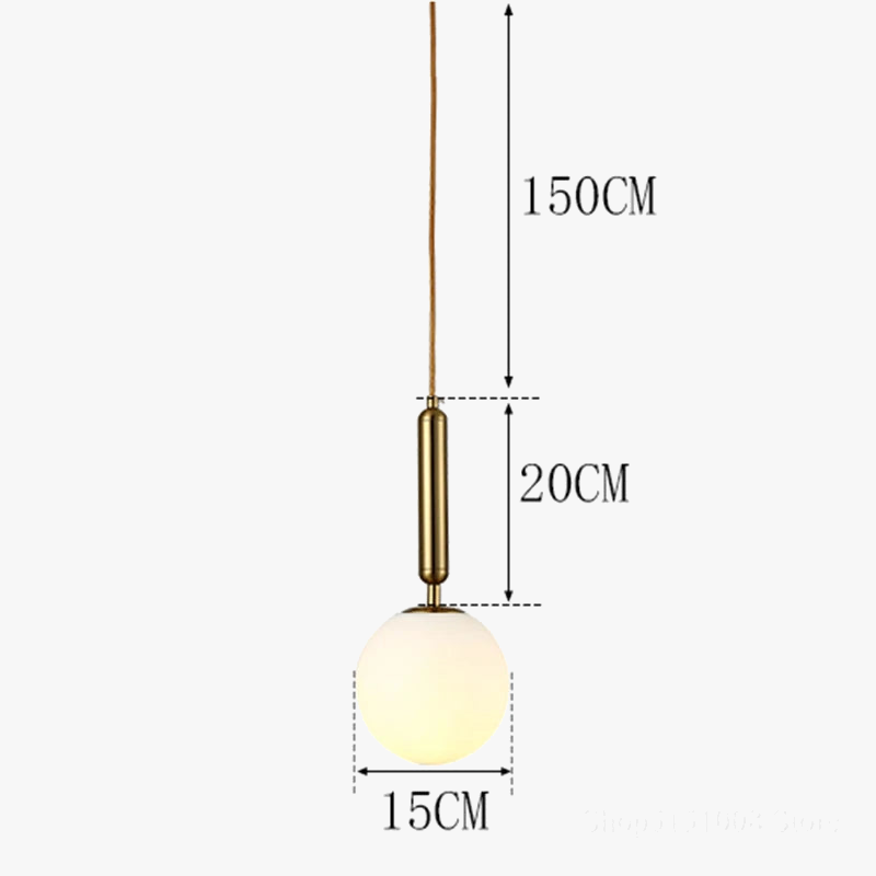 lustre moderne en verre pour bar et restaurant led