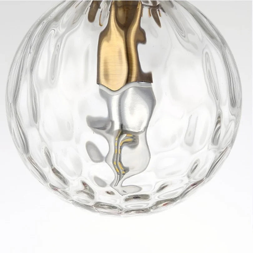 lustre moderne en verre pour bar restaurant et décoration intérieure