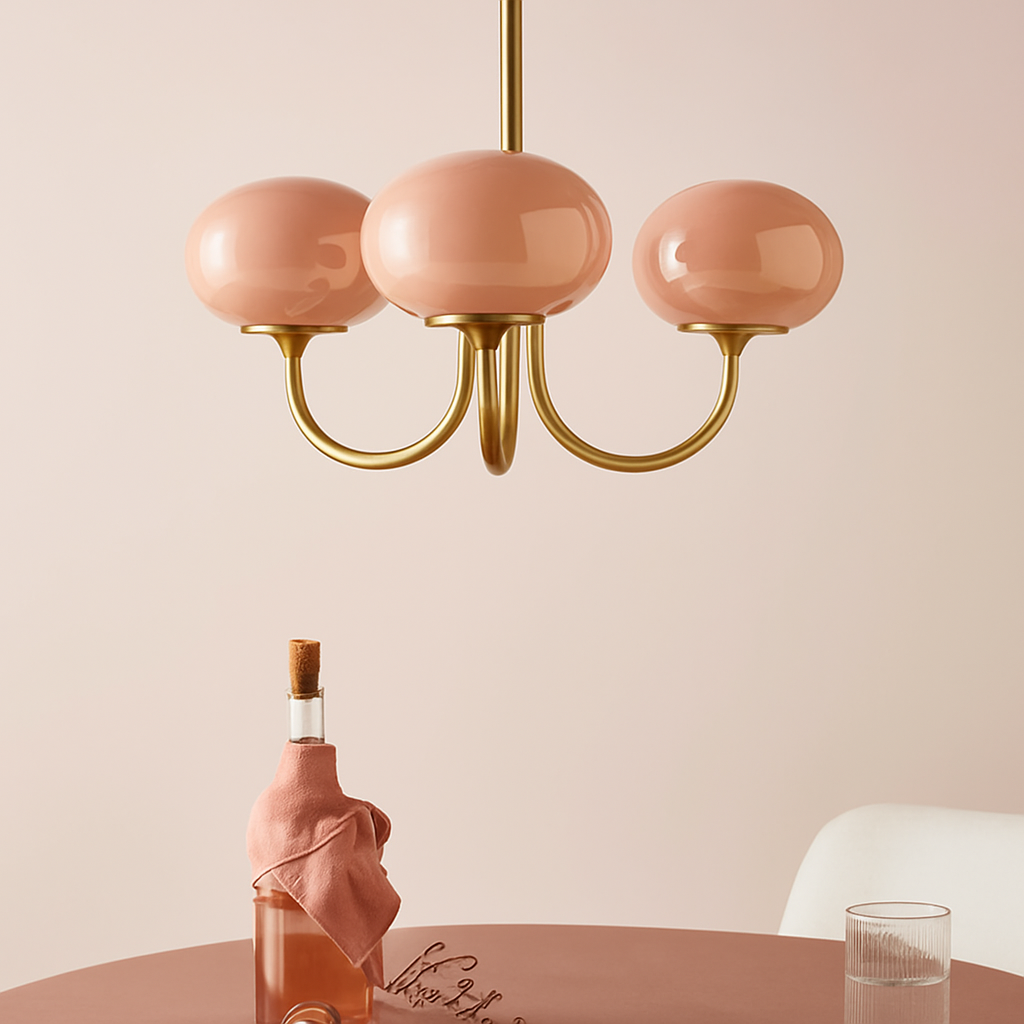 lustre moderne en verre pour décoration intérieure enfant