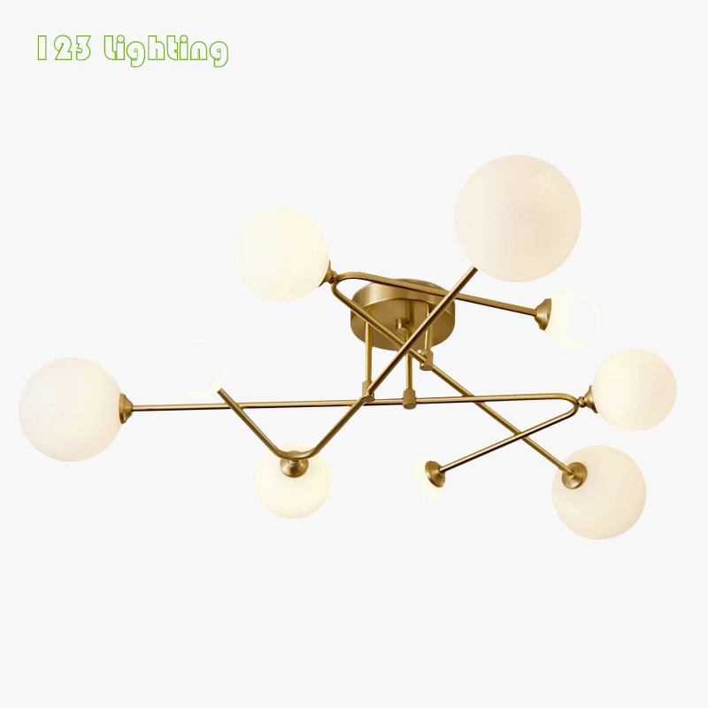 lustre moderne en verre pour un éclairage élégant et tendance