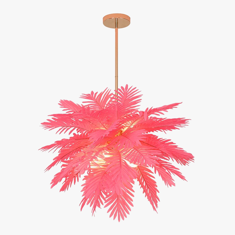 lustre moderne à feuilles d'arbre design pour intérieur