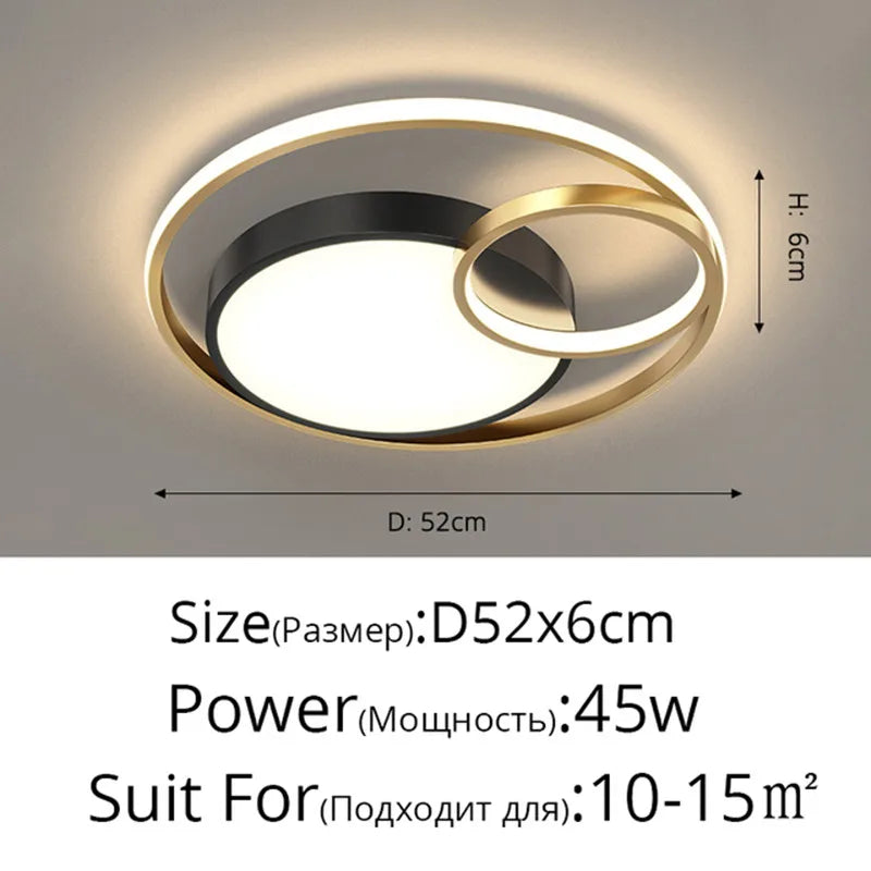 lustre moderne à gradation pour éclairage intérieur élégant