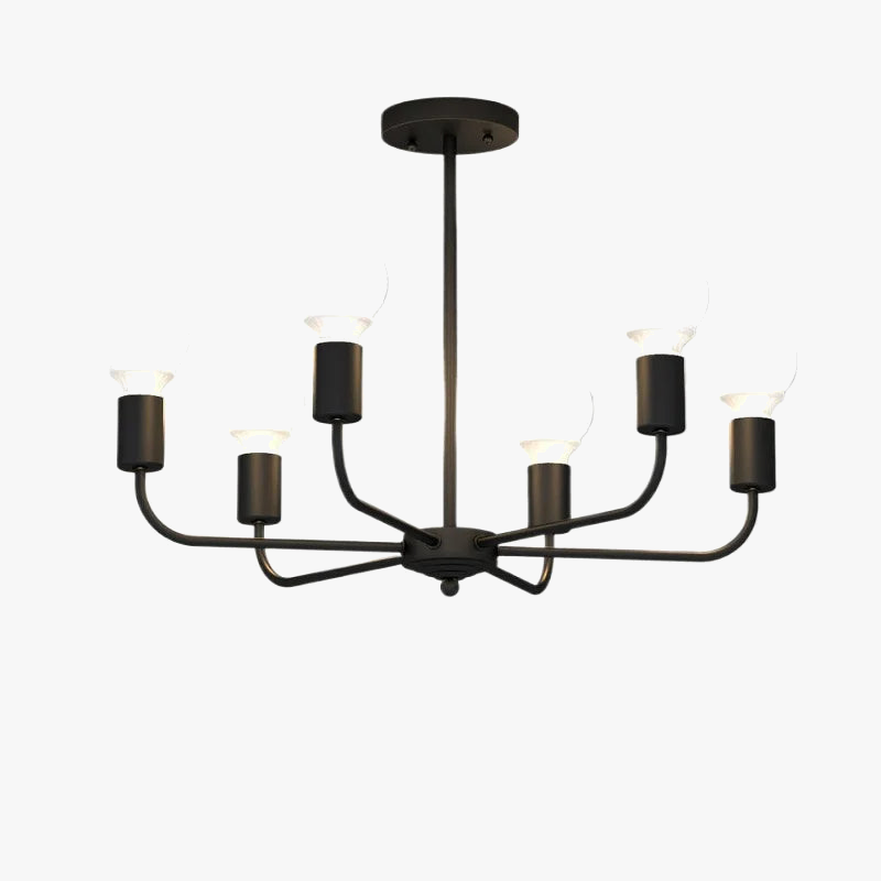 lustre moderne industriel pour décoration intérieure rétro simple
