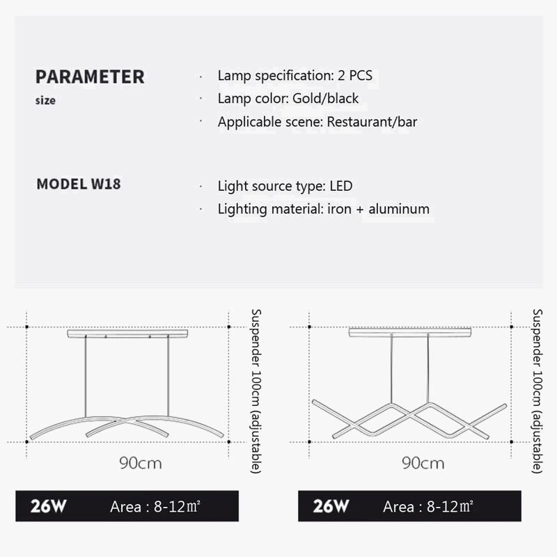 lustre moderne à led avec télécommande pour intérieur décoratif